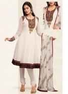 Белое платье / туника из креп-жоржета с длинными прозрачными рукавами из шифона + летние брюки и накидка