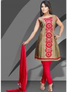 Жёлто-коричневое платье / туника без рукавов + летние ализариновые брюки и накидка