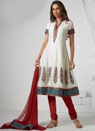 Белое длинное платье / туника из хлопка и шёлка, с короткими рукавами + летние бордовые брюки и накидка