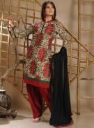 Жёлто-коричневое платье / туника из хлопка, с длинными рукавами + летние бордовые брюки и накидка