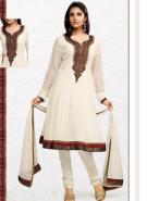 Белое платье / туника из креп-жоржета с длинными рукавами + летние брюки и накидка