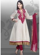 Белое длинное платье / туника из хлопка и шёлка, с длинными рукавами + летние вишнёвые брюки и накидка