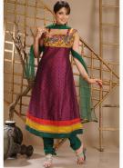 Розовато-лиловое длинное платье / сарафан из шёлка + летние брюки цвета Красного моря и накидка