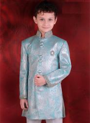 *Голубой национальный индийский костюм для мальчиков от 2 до 16 лет