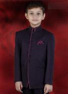 Тёмно-пурпурный костюм-двойка для мальчиков от 2 до 16 лет