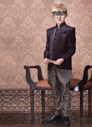 Сценический костюм-двойка для мальчиков от 2 до 16 лет, украшенный печатным рисунком