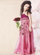 Лиловое вечернее платье без рукавов для девочек от 2 до 16 лет