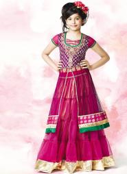 Индийский национальный костюм лехенга (ленга) чоли для девочек от 2 до 16 лет