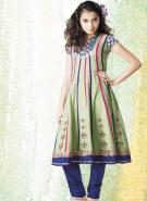 Болотно-сапфировое платье с короткими рукавами + летние сапфировые брюки для девочек от 6 до 16 лет