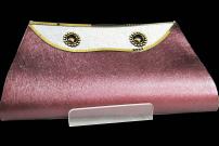 Розовато-лиловая индийская маленькая сумочка (клатч)