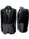 «Чёрный мужской костюм_St