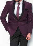 Сливовый мужской костюм