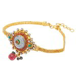 Бажюбанд — медное позолоченное индийское украшение на плечо