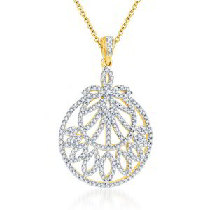 Белый набор индийских украшений с кулоном, покрытие родием и покрытие золотом, с цирконием