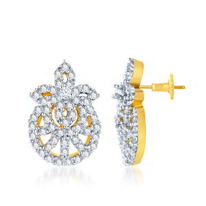 Белый набор индийских украшений с кулоном, покрытие родием и покрытие золотом, с цирконием