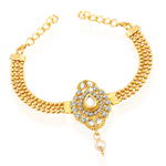 Бажюбанд — позолоченное индийское украшение на плечо, стразы