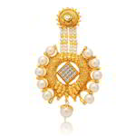 Пасса — позолоченное традиционное индийское украшение на голову / волосы