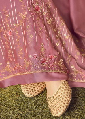 Розовый индийский женский свадебный костюм лехенга (ленга) чоли из креп-жоржета, украшенный печатным рисунком