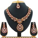 Позолоченный набор индийских украшений