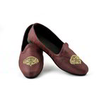 Тёмные мужские моджари, украшенные вышивкой люрексом