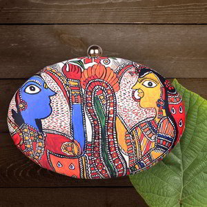 Разноцветная индийская сумочка-футляр