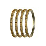 *Индийский браслет из латуни со стразами, искусственными камнями