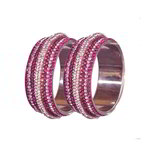 *Латунный индийский браслет со стразами, искусственными камнями