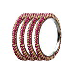 *Латунный индийский браслет со стразами, искусственными камнями