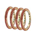 *Латунный индийский браслет со стразами, искусственными камнями