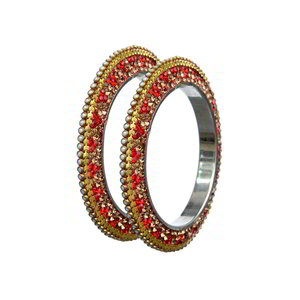 Золотой латунный индийский браслет со стразами, искусственными камнями