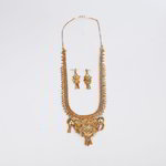 *Золотые латунные индийское украшение на шею с бисером