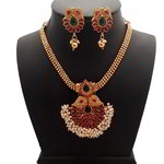 *Разноцветные и золотые индийское украшение на шею со стразами