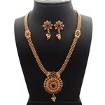 *Зелёные и золотые индийское украшение на шею со стразами