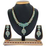 *Золотые индийское украшение на шею со стразами