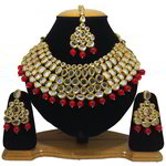 *Бордовые, золотые и красные индийское украшение на шею со стразами, искусственными камнями