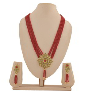 Бордовый, цвета меди и золотой медный индийский кулон на шею с искусственными камнями