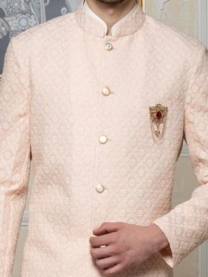 Национальный индийский мужской костюм-тройка