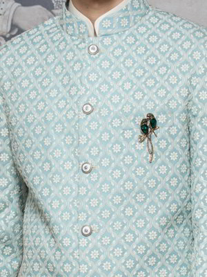 Национальный индийский мужской костюм-тройка