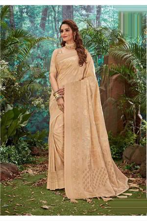 Индийское сари из шёлка