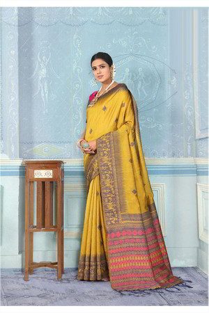 Шёлковое индийское сари