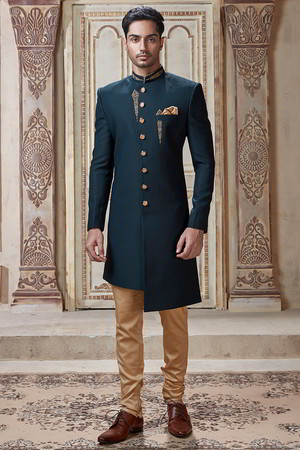 Национальный индийский свадебный мужской костюм