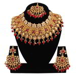 *Разноцветное и золотое индийское украшение на шею со стразами