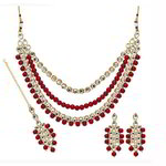 *Молочное и золотое медное индийское украшение на шею со стразами, искусственными камнями