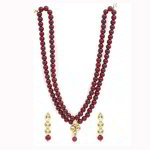 *Бордовое, цвета меди, золотое и красное медное индийское украшение на шею со стразами, искусственными камнями