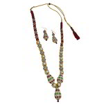 *Молочное, цвета меди и золотое медное индийское украшение на шею со стразами, искусственными камнями