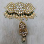 *Разноцветное, цвета меди и золотое медное индийское украшение на шею с искусственными камнями