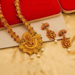 *Разноцветное и золотое индийское украшение на шею со стразами, перламутровыми бусинками