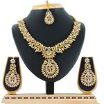 *Цвета меди и золотое медное индийское украшение на шею со стразами