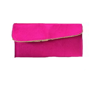 Розовая бархатная женская сумочка-клатч