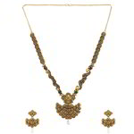 *Бордовое, золотое и красное индийское украшение на шею со стразами